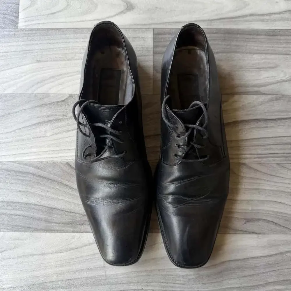 To Boot New York Adam Derrick Leather Dress Shoes Black Size 9